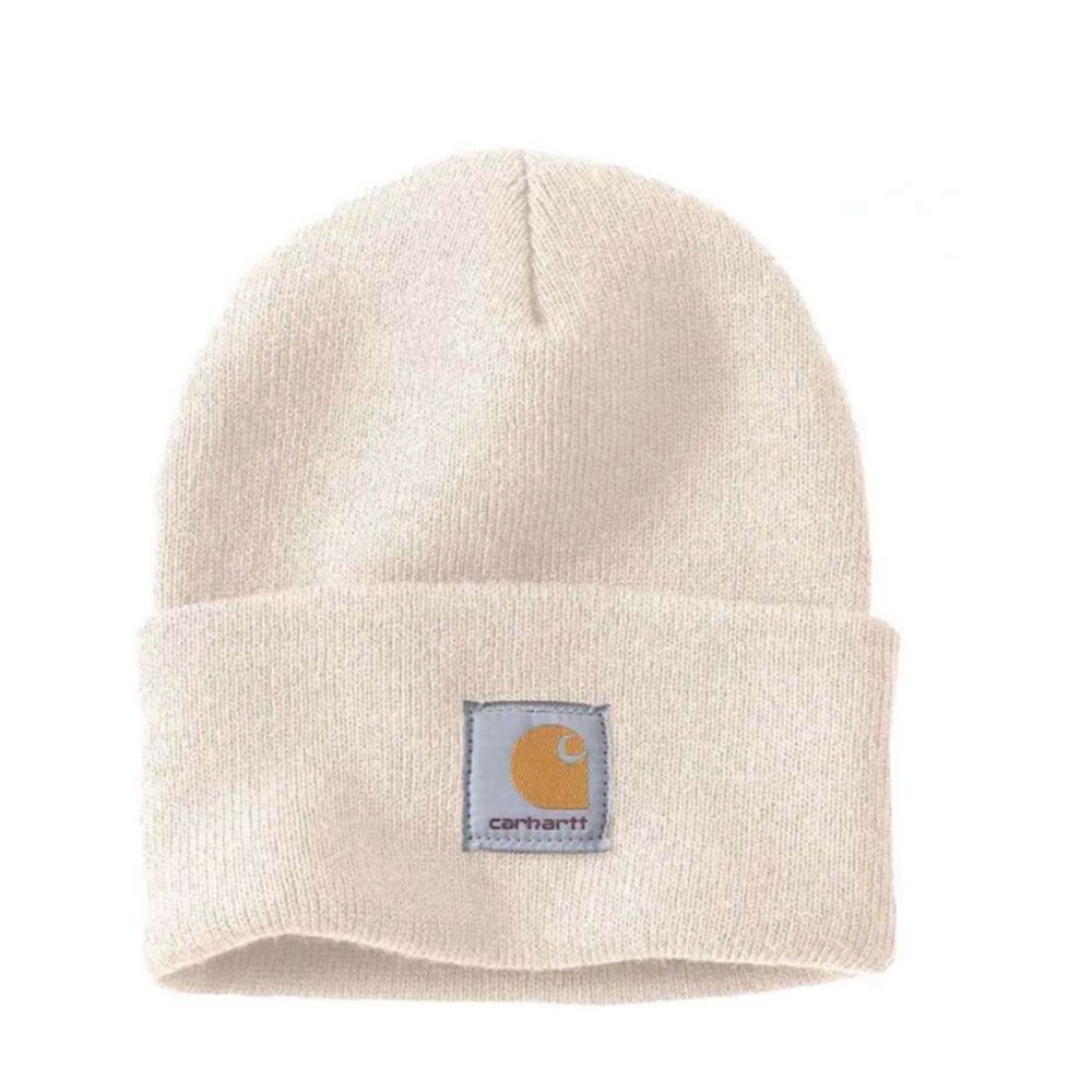 Rare! ❄️🤍WINTER WHITE CARHARTT BEANIE- unisex❄️🤍